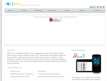 Tablet Screenshot of libsys.co.in